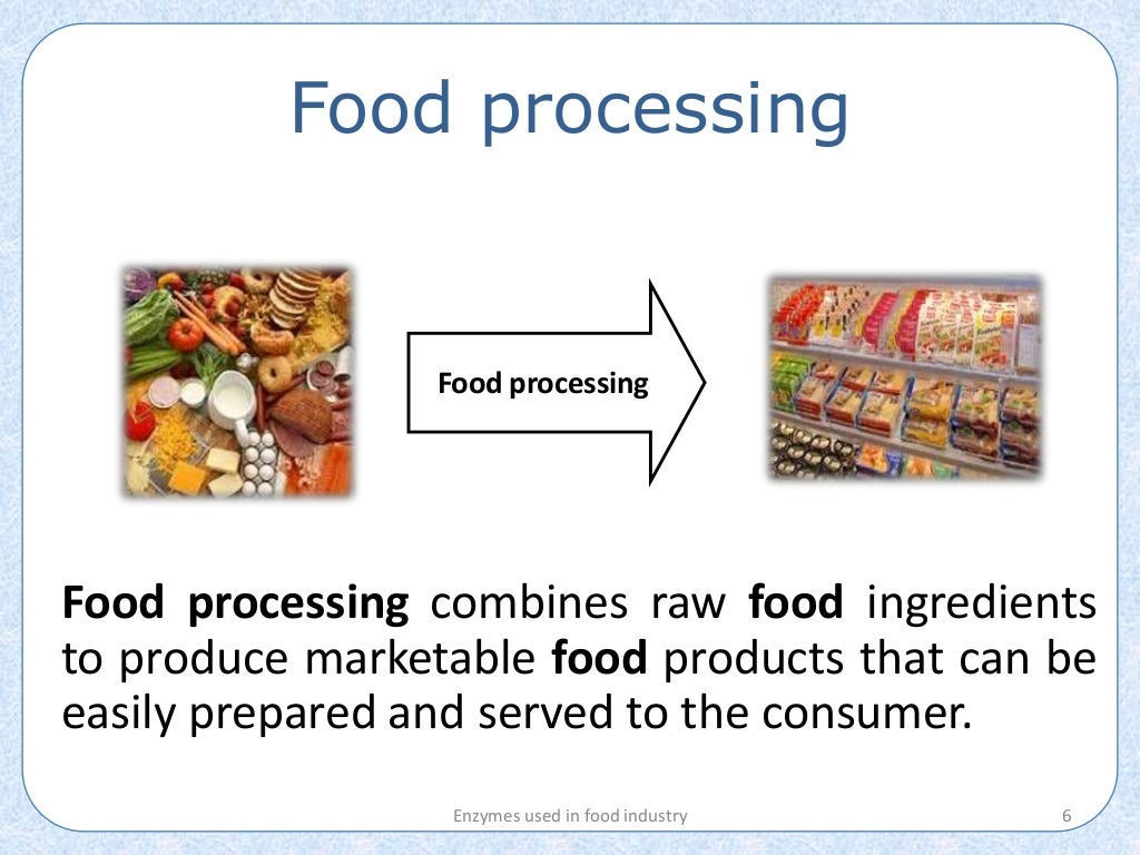 Application of Enzymes in food industry
