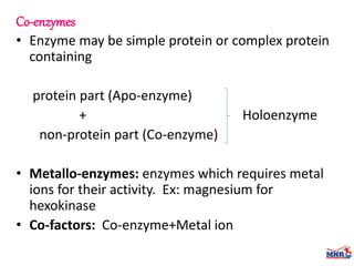 Enzymes & isoenzymes by Dr. Anurag Yadav