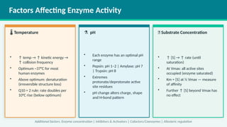Enzymes in Biological Systems: Structure, Function, and Applications | PPTX