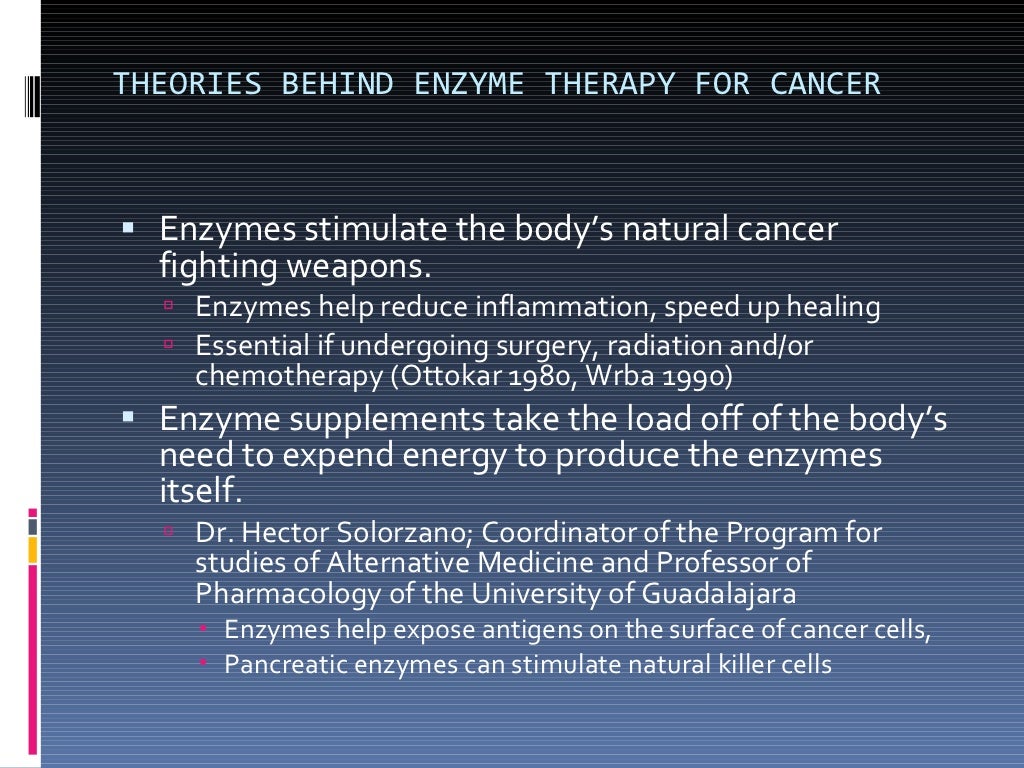Enzyme therapy