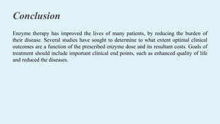 Enzyme therapy