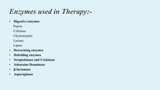 Enzyme therapy