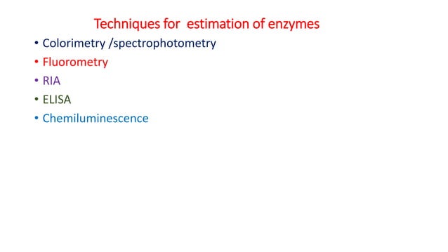 Enzymology clinical significance of enzymes and isoenzymes | PDF