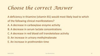 Enzymology quiz