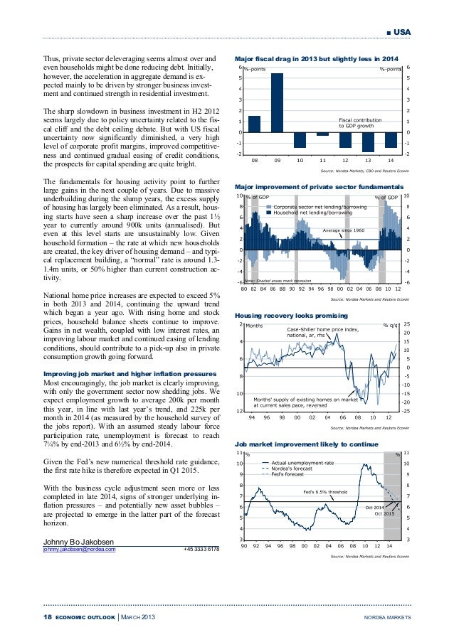 Ekonomiska Utsikter Nordea Bank Mars 2013