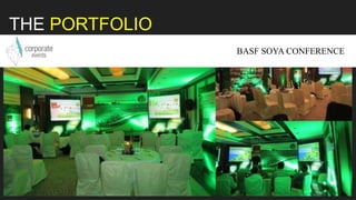 THE PORTFOLIO
BASF SOYA CONFERENCE
 