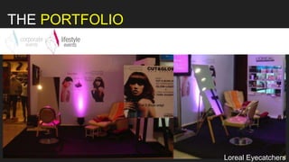 Loreal Eyecatchers
THE PORTFOLIO
 