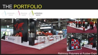 Rishiroop Polymers at Rubber Expo
THE PORTFOLIO
 