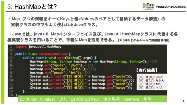 Hashmapとは