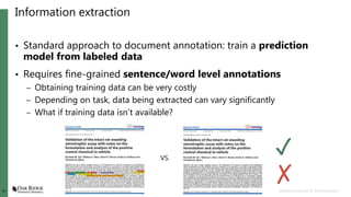 Machine Learning for Data Extraction | PPTX