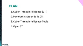 Cyber Threat Intelligence (CTI)
 