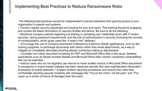 Ransomware : Challenges and best practices | PDF