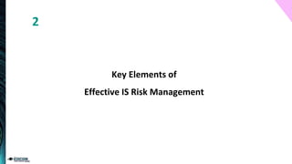 Effective Information Security Risk and Controls Management | PDF