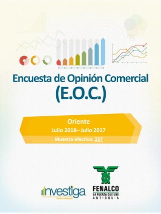 Oriente
Julio 2018– Julio 2017
Muestra efectiva: 237
EncuestadeOpiniónComercial
(E.O.C.)
 