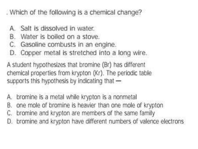 A Student Hypothesis That Bromine Has Diffrent Chemical Properties A Student Hypothesis That Bromine Has Diffrent Chemical Properties