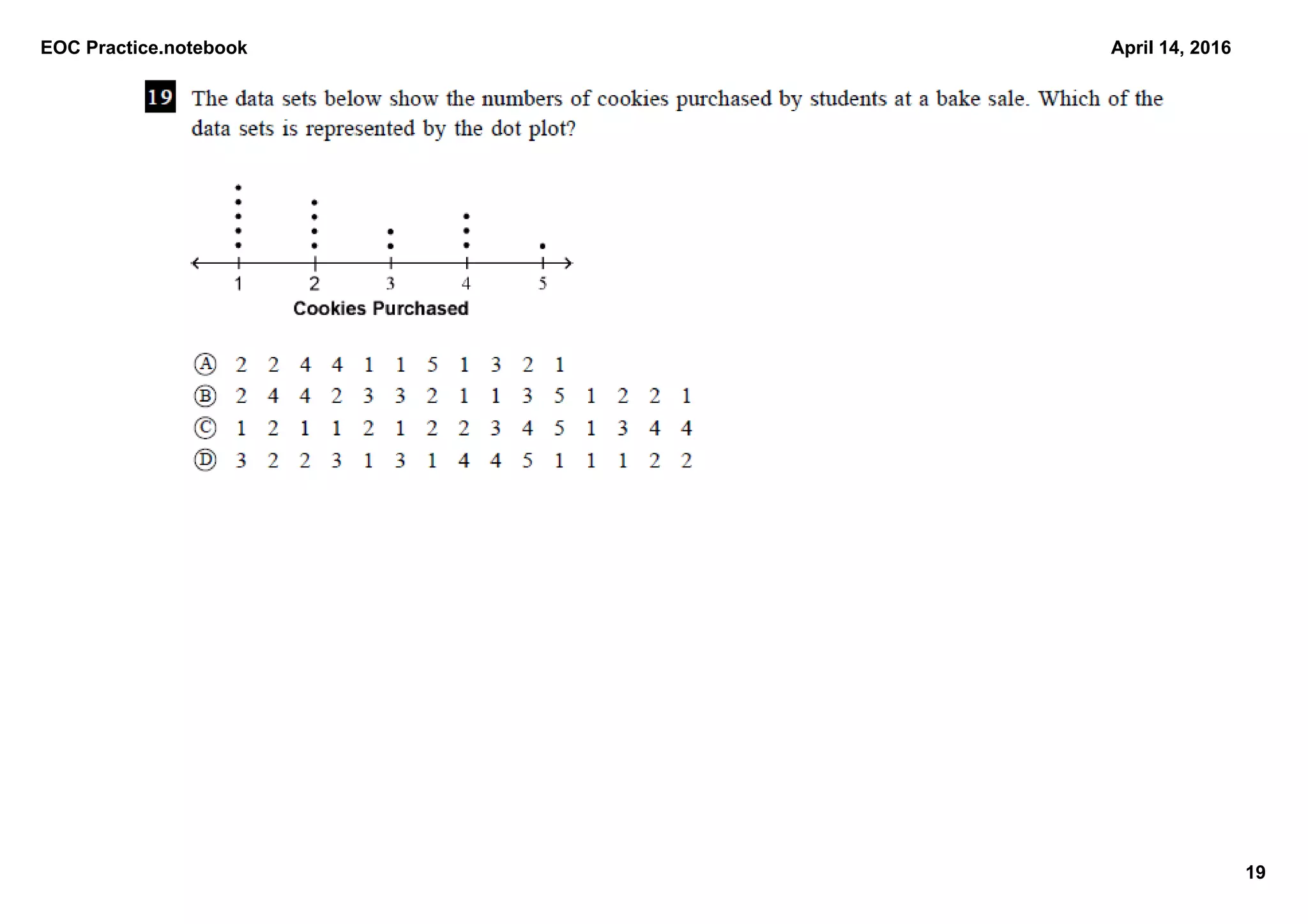 EOC Practice.notebook
19
April 14, 2016
 