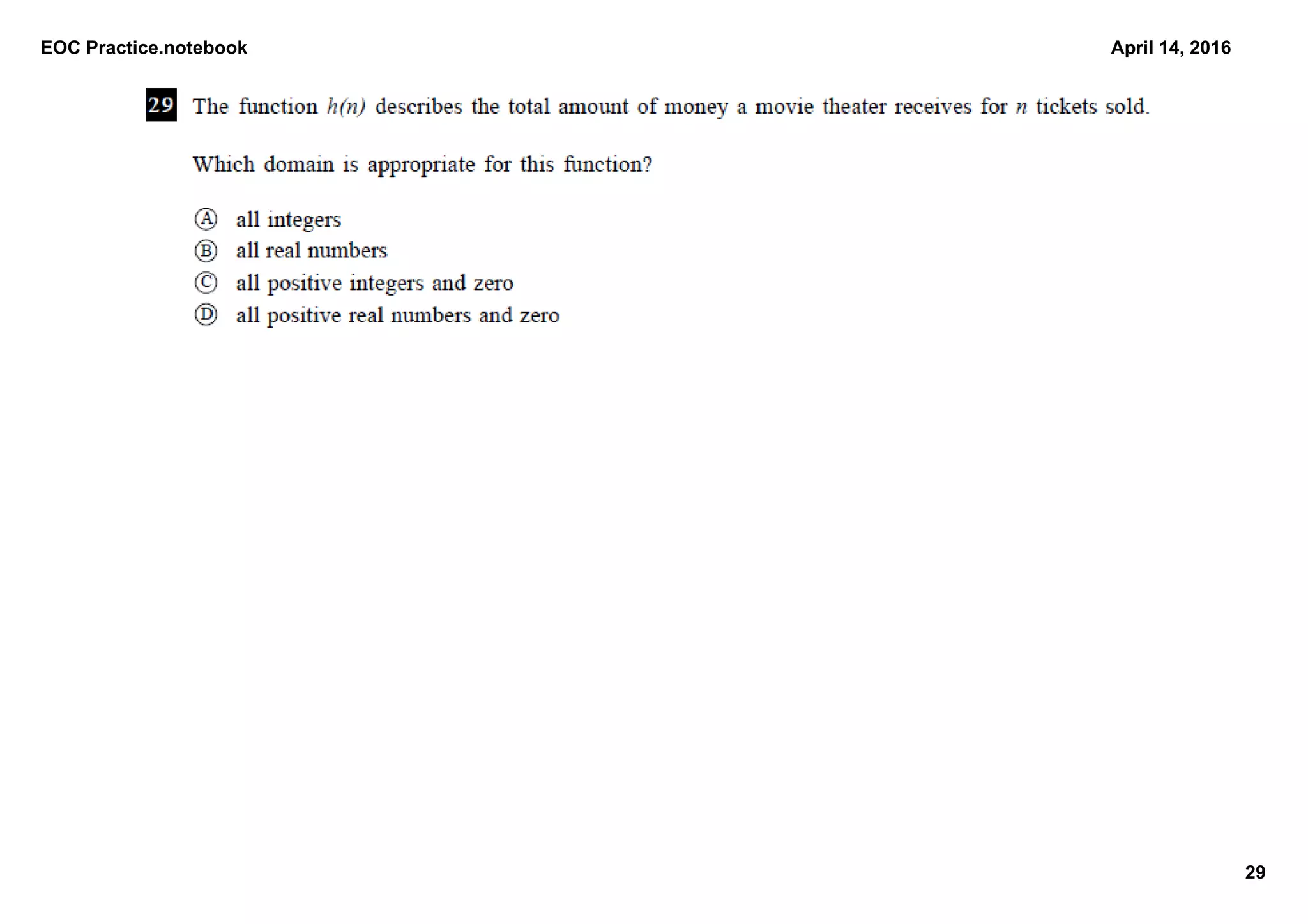 EOC Practice.notebook
29
April 14, 2016
 