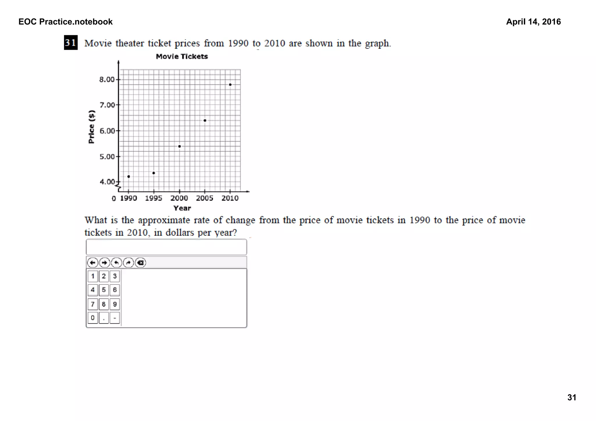 EOC Practice.notebook
31
April 14, 2016
 