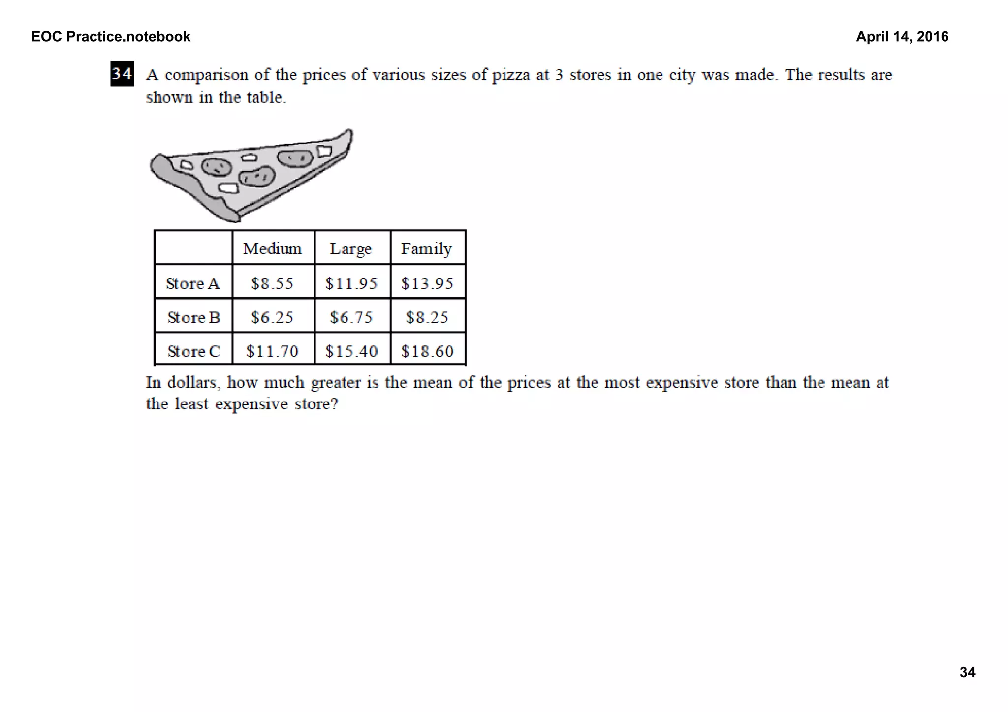 EOC Practice.notebook
34
April 14, 2016
 
