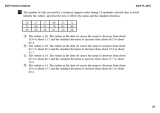 EOC Practice.notebook
25
April 14, 2016
 