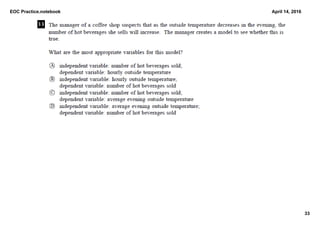 EOC Practice.notebook
33
April 14, 2016
 