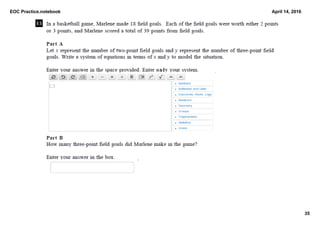EOC Practice.notebook
35
April 14, 2016
 