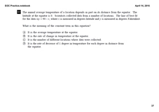 EOC Practice.notebook
37
April 14, 2016
 