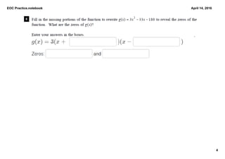 EOC Practice.notebook
4
April 14, 2016
 