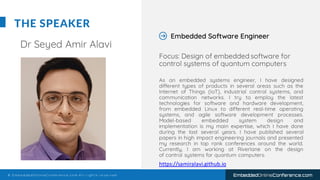 © E m b e d d e d O n l i n e C o n f e r e n c e . c o m A l l r i g h t s r e s e r v e d EmbeddedOnlineConference.com
T...