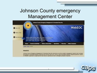 Johnson County emergency Management Center 