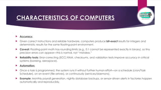 Computer Intigers EOC UNIT-1 PPT.pptx ESSENTIALS OF COMPUTING | PPTX