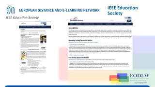 Enabling Technologies to Improve Digital Learning
IEEE Education
Society
IEEE Education Society
 