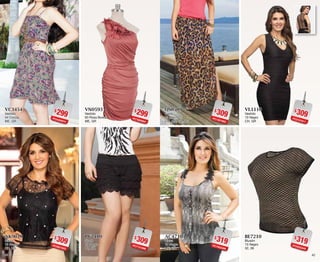 4241
$299PC4420974
VC3454
Vestido
54 Cocoa
ME, GR
$309PC5621622
AK9010
Blusa
10 Negro
CH, XG
$309PC1321662
QS0509
Falda
09 Marino
CH, ME, GR, XG
$319PC1922398
AC4710
Blusa
10 Negro
ME, GR
$299PC7820924
VN0593
Vestido
93 Rosa Boreal
ME, GR
$309PC7121696
PV2410
Short
10 Negro
UT, GR
$309PC2121611
VL1110
Vestido
10 Negro
CH, GR
$319PC0222340
BE7210
Blusón
10 Negro
32, 38
 