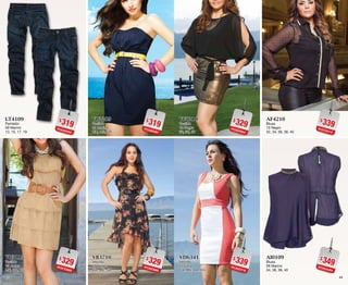 4443
$319PC6422350
LT4109
Pantalón
09 Marino
13, 15, 17, 19
$329PC9723020
VB3115
Vestido
15 Arena
ME, GR, XG
$329PC5523054
VF0210
Vestido
10 Negro
36, 38, 40
$339PC3623716
VD6341
Vestido
41 Coral
CH, ME, GR, XG
$319PC2322387
VB2209
Vestido
09 Marino
CH, ME, GR
$329PC3923080
VB3710
Vestido
10 Negro
CH, ME, GR
$339PC9723770
AF4210
Blusa
10 Negro
32, 34, 36, 38, 40
$349PC0324404
AI0109
Blusa
09 Marino
34, 36, 38, 40
 