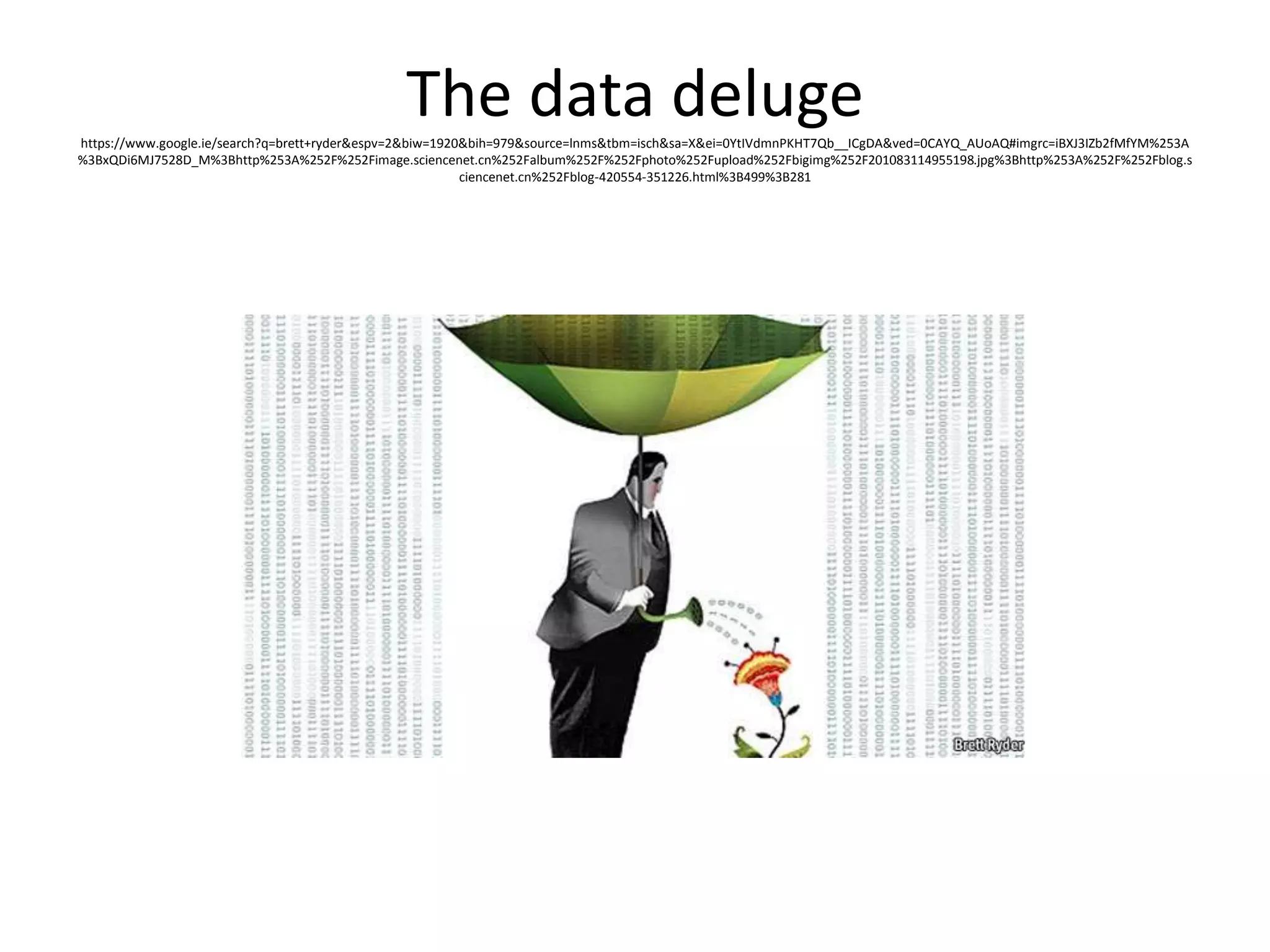 The data delugehttps://www.google.ie/search?q=brett+ryder&espv=2&biw=1920&bih=979&source=lnms&tbm=isch&sa=X&ei=0YtIVdmnPKHT7Qb__ICgDA&ved=0CAYQ_AUoAQ#imgrc=iBXJ3IZb2fMfYM%253A
%3BxQDi6MJ7528D_M%3Bhttp%253A%252F%252Fimage.sciencenet.cn%252Falbum%252F%252Fphoto%252Fupload%252Fbigimg%252F201083114955198.jpg%3Bhttp%253A%252F%252Fblog.s
ciencenet.cn%252Fblog-420554-351226.html%3B499%3B281
 