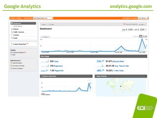 Google Analytics   analytics.google.com




                              02/11/2010
 