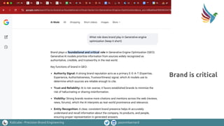 Kalicube - Precision Brand Engineering jasonmbarnard
Brand is critical
 