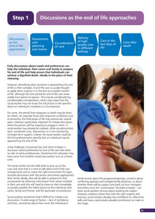 The route to success in end of life care – achieving quality for social ...