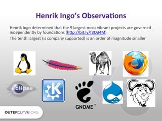 Henrik	
  Ingo’s	
  Observa0ons	
  
Henrik	
  Ingo	
  determined	
  that	
  the	
  9	
  largest	
  most	
  vibrant	
  proj...