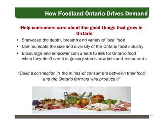Eolfc 2013   foodland ontario sandra jones - new & experienced local food marketing approaches