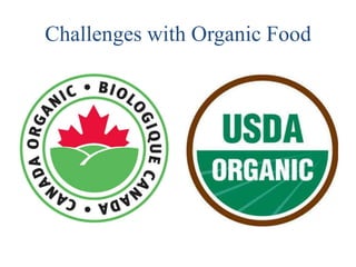 Challenges with Organic Food

 