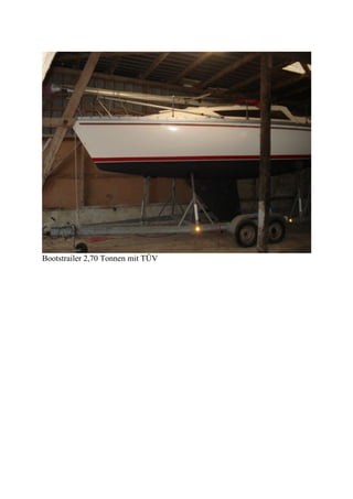 Bootstrailer 2,70 Tonnen mit TÜV
 