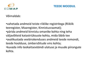 Planeeringu objekti info leht