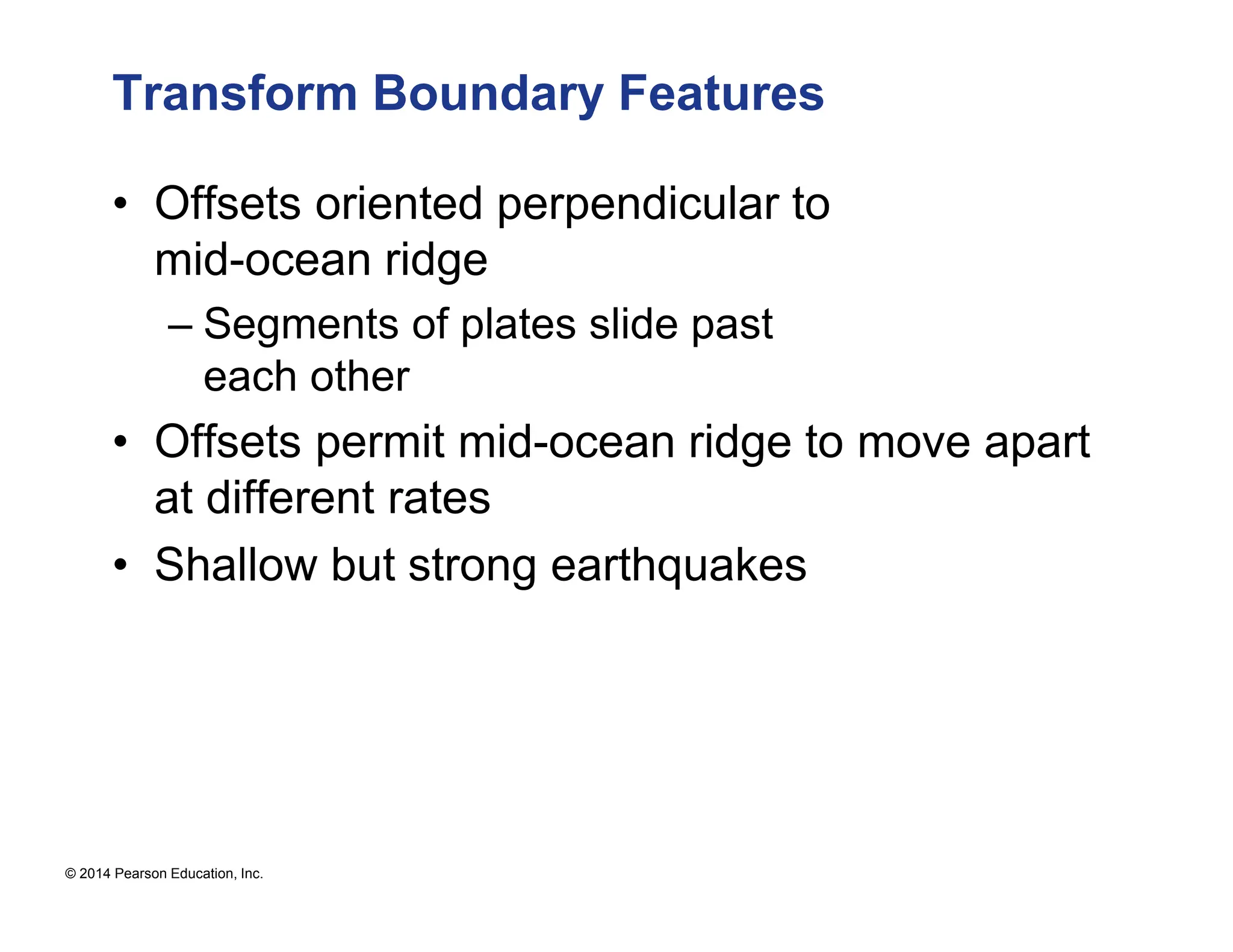 Offset Ridge Segments Ch.2 Plate Tectonics and the Ocean Floor | PDF