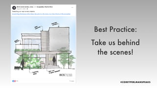 Best Practice:
Take us behind
the scenes!
 