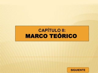 CAPÍTULO II:
MARCO TEÓRICO
SIGUIENTE
 