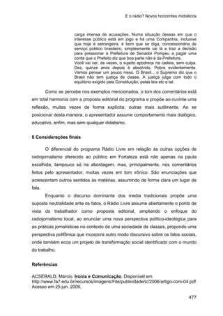 E o rádio
