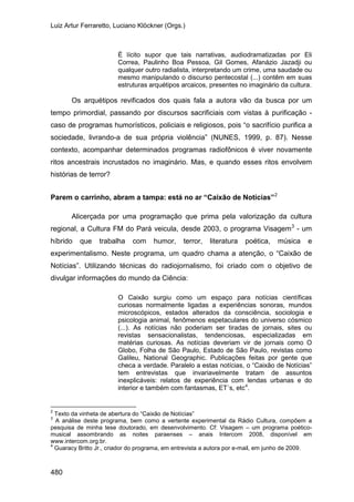 E o rádio