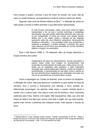 E o rádio