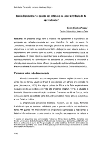 E o rádio